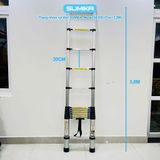  Thang rút nhôm đơn SUMIKA SK380 (cao 3.8m) 