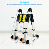  Thang nhôm rút đôi SUMIKA SK560D NEW, chữ A cao 2.8M 