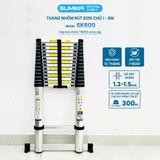  Thang rút nhôm Sumika SK600, đai đen, chiều cao 6.0m 
