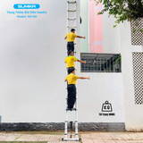  Thang nhôm rút đơn SUMIKA SK700, chiều cao 7m 