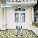  Thang rút nhôm Sumika SKB440, đai xanh, chiều cao 4.4m 