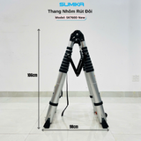  Thang nhôm rút đôi SUMIKA SK760D NEW, chiều cao 3.8M 