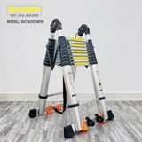 Thang nhôm rút đôi SUMIKA SK760D NEW, chiều cao 3.8M 