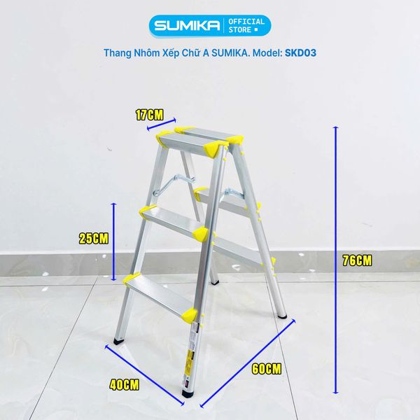  Thang nhôm xếp chữ A SUMIKA SKD03 