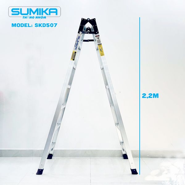  Thang nhôm xếp chữ A Sumika SKD507 (2.2M+2.2M) 