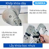  Thang nhôm rút lồng chữ A SUMIKA SKM404, chữ A cao 2m 