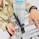  Thang nhôm chữ A rút lồng SUMIKA SKM405, chữ A cao nhất 2.5m 