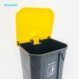  Thùng rác nhựa đạp chân SUMIKA B087, dung tích 87L 