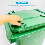  Thùng rác nhựa gia đình SUMIKA B001A, dung tích 60L 