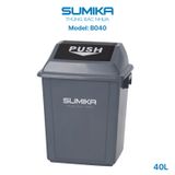  Thùng rác nhựa gia đình SUMIKA B040, dung tích 40L 