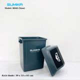  Thùng rác nhựa gia đình SUMIKA B040, dung tích 40L 