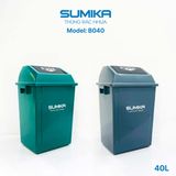  Thùng rác nhựa gia đình SUMIKA B040, dung tích 40L 