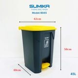  Thùng rác nhựa gia đình SUMIKA B045, dung tích 45L 