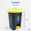  Thùng rác nhựa đạp chân SUMIKA B068, dung tích 68L 