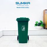 Thùng rác nhựa SUMIKA B120, thùng chứa 120L 