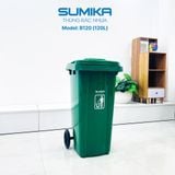  Thùng rác nhựa SUMIKA B120, thùng chứa 120L 