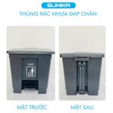  Thùng rác nhựa gia đình SUMIKA B25, dung tích 25L 