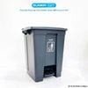  Thùng rác nhựa gia đình SUMIKA B35, dung tích 35L 