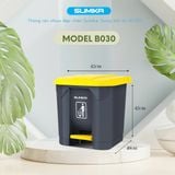  Thùng rác nhựa gia đình SUMIKA B030, dung tích 30L 