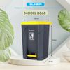  Thùng rác nhựa đạp chân SUMIKA B068, dung tích 68L 