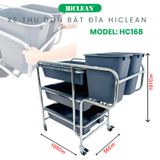  Xe đẩy dọn thức ăn HiClean HC168 