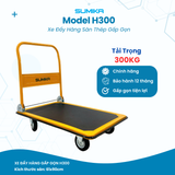  Xe đẩy hàng 4 bánh SUMIKA H300, tải trọng 300kg 