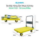  Xe đẩy hàng sàn nhựa SUMIKA T350, tải trọng 350kg 