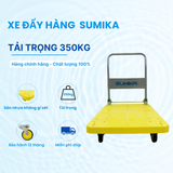  Xe đẩy hàng sàn nhựa SUMIKA T350, tải trọng 350kg 