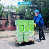  Xe đẩy hàng sàn thép SUMIKA T150, tải trọng 150kg 