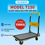  Xe đẩy hàng sàn thép SUMIKA T150, tải trọng 150kg 