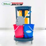  Xe đẩy làm vệ sinh HiClean HC180C 