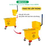  Xe đẩy vắt cây lau nhà HiClean HC070 