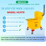  Xe đẩy vắt cây lau nhà HiClean HC070 