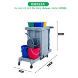  Xe đẩy vệ sinh HiClean HC 181 