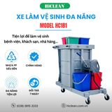  Xe đẩy vệ sinh HiClean HC 181 