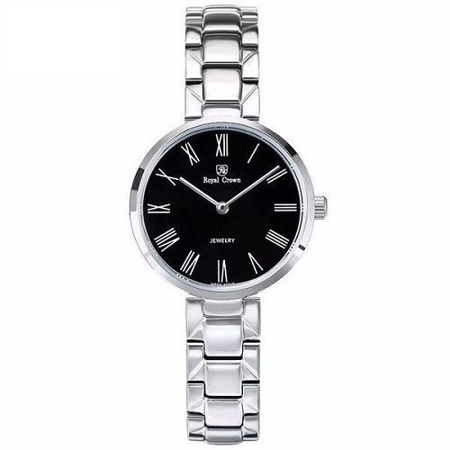  Đồng hồ nữ Royal Crown 2601 Black Dial 