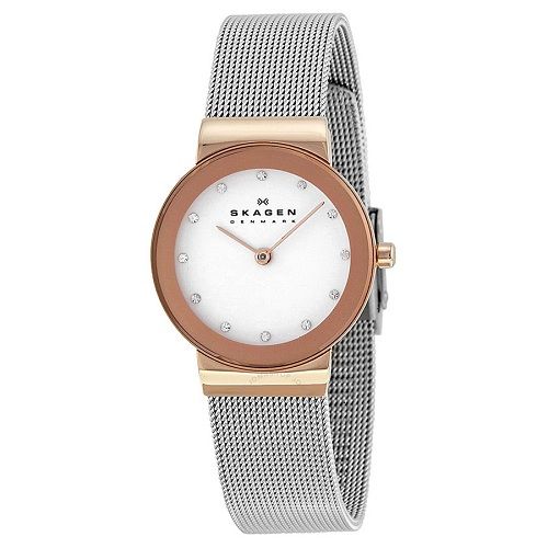  Đồng hồ nữ Skagen Freja White Dial 