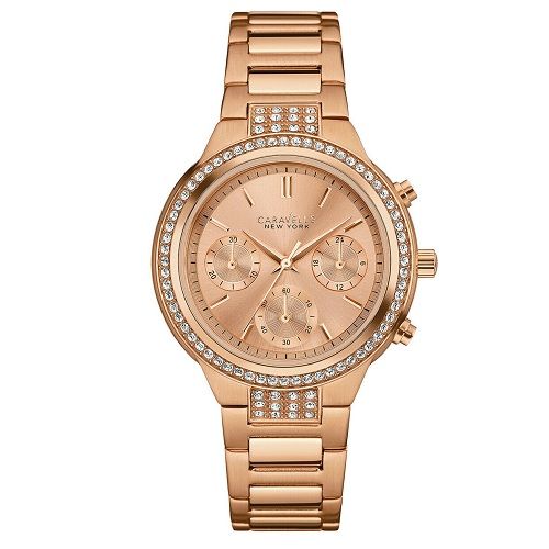  Đồng hồ nữ Caravelle by Bulova Rose Gold Tone 