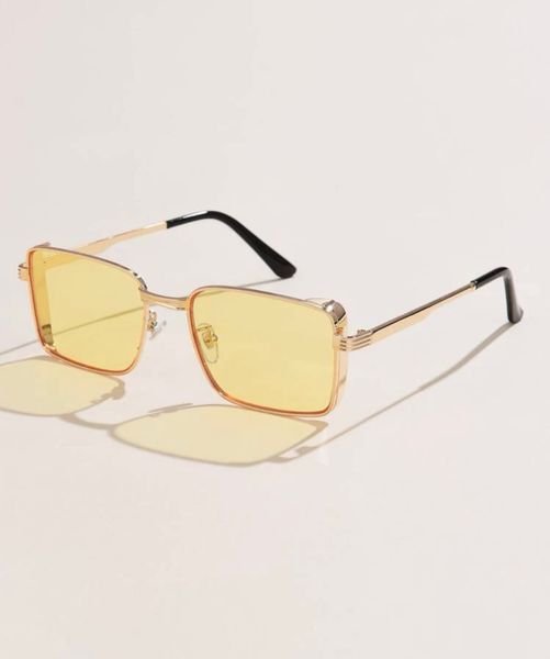  Kính thời trang nội địa yellow lens 