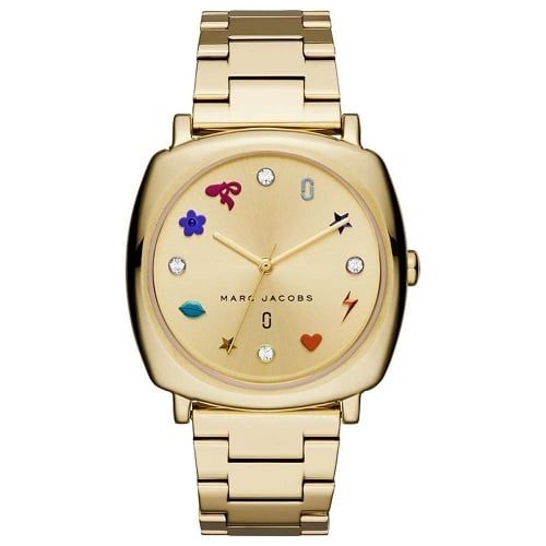  Đồng hồ nữ Marc Jacobs Mandy Gold Tone Dial 