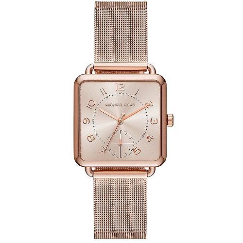  Đồng hồ nữ Michael Kors Brenner Rose Gold Sunray Dial 