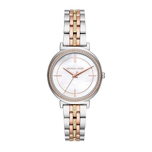  Đồng hồ nữ Michael Kors Cinthia Three-Hand Tri-Tone 