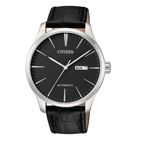  Đồng hồ nam Citizen Automatic Black Leather 