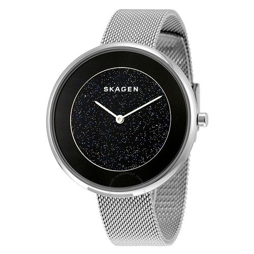  Đồng hồ nữ Skagen Gitte Black Dial 