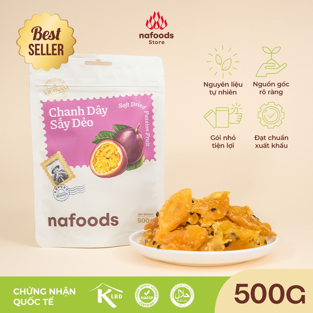  Chanh dây sấy dẻo - Túi 500g 