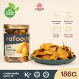  Xoài Sấy Dẻo Không Đường Hũ 186g 