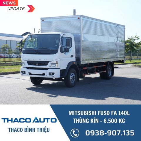Xe tải Mitsubishi 6 tấn | Fuso FA 140L | Thùng kín 