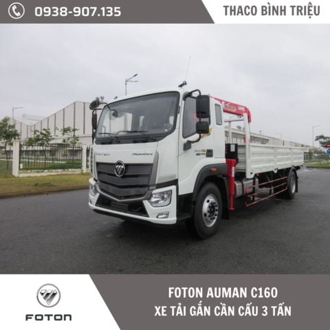 Xe tải cẩu | Thaco Foton Auman C160 | Unic UR-V343K