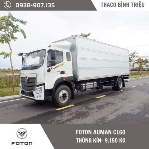 Xe tải 9 tấn | Thaco Foton Auman C160 | Thùng kín