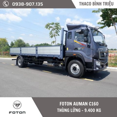 Xe tải 9 tấn | Thaco Foton Auman C160 | Thùng lửng 